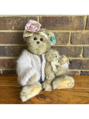 Boyd’s Bears Bearington Collection Rose & Anna Bear Mother & Baby Plush Jointed